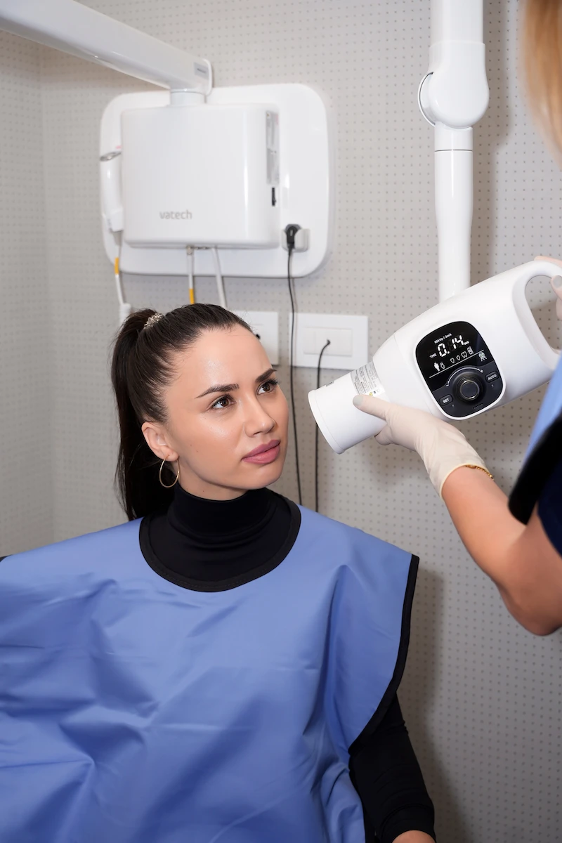 Taking a targeted dental X-ray